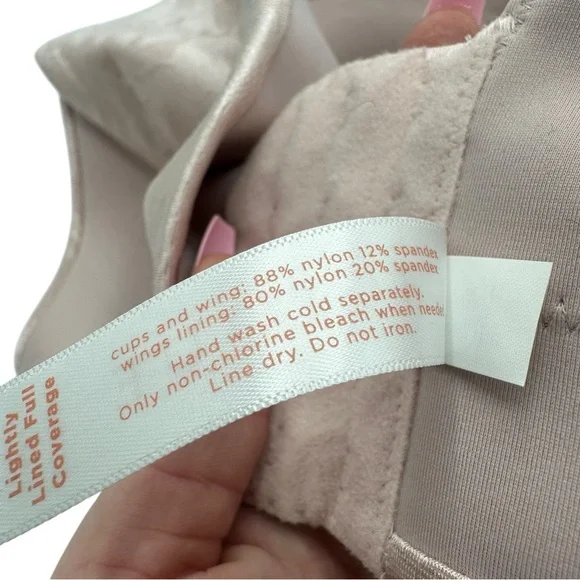 Lane Bryant Cacique Pink Lace Underwire Lightly Lined Bra 50DDD - Picture 5 of 8